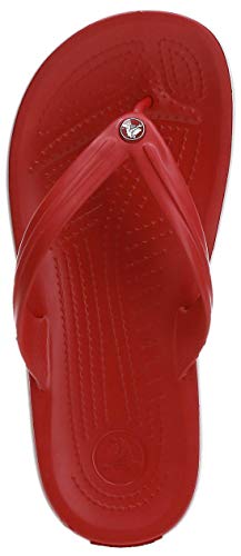 Crocs Crocband Flip Unisex Adulta Chancleta, Rojo (Pepper), 38/39 EU