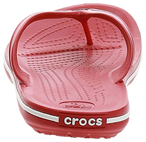 Crocs Crocband Flip Unisex Adulta Chancleta, Rojo (Pepper), 38/39 EU