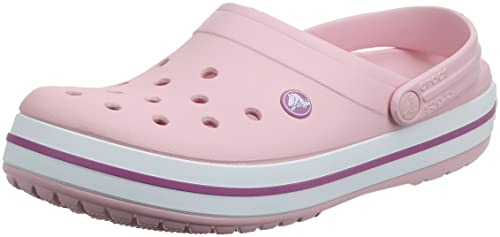 Crocs Crocband Unisex Adulta Zuecos, Rosa (Pearl Pink Wild Orchid), 39/40 EU