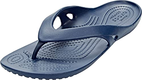 Crocs Kadee II Flip Mujer Sandali, Azul (Navy), 38/39 EU