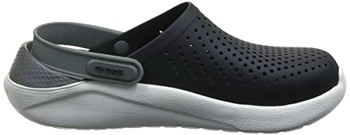 Crocs Literide Clog, Zuecos Unisex Adulto, Negro (Black/Smoke), 41/42 EU