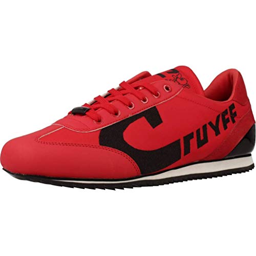 Cruyff Recopa Emblema CC3340193430 Red, Zapatillas Deportivas, Hombre, Rojo, 44 EU