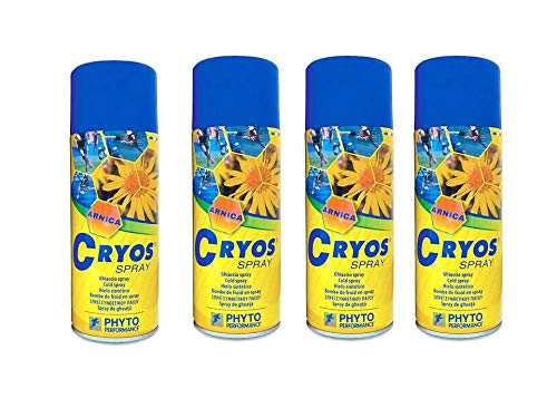 CRYOS Arnica. Spray de 400 ml. PACK de 4 unidades