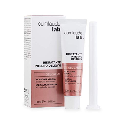 CUMLAUDE Lab Deligyn - Gel Crema Hidratante Vaginal Interno Con Cánula Aplicadora, 30 ml, Vanilla