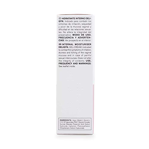 CUMLAUDE Lab Deligyn - Gel Crema Hidratante Vaginal Interno Con Cánula Aplicadora, 30 ml, Vanilla