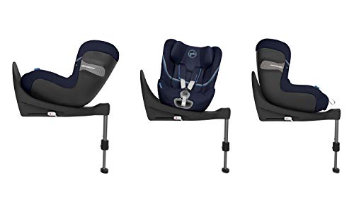 CYBEX Gold Silla de coche para niños Sirona S i-Size, Sistema giratorio de 360°, En contra de la marcha, 0-4 años aproximativamente, Altura máxima 105 cm, Soho Grey