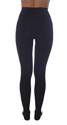 CzSalus Pantalón, Mallas adelgazantes de compresión K1 para lipedema y linfedema (Negro, XS)