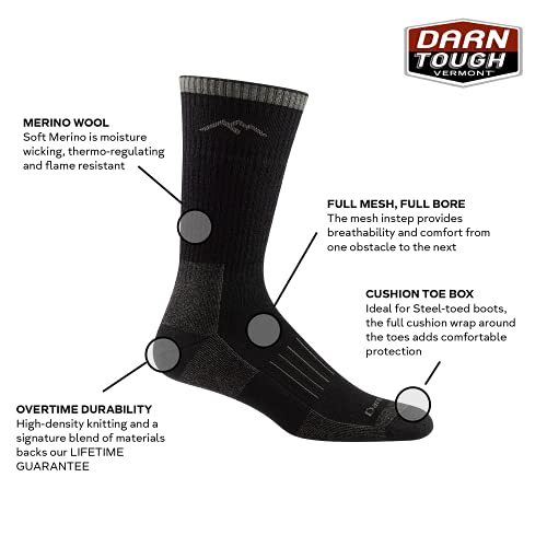 Darn Tough Hunter Boot Midweight Cushion Forest Merino Sokken