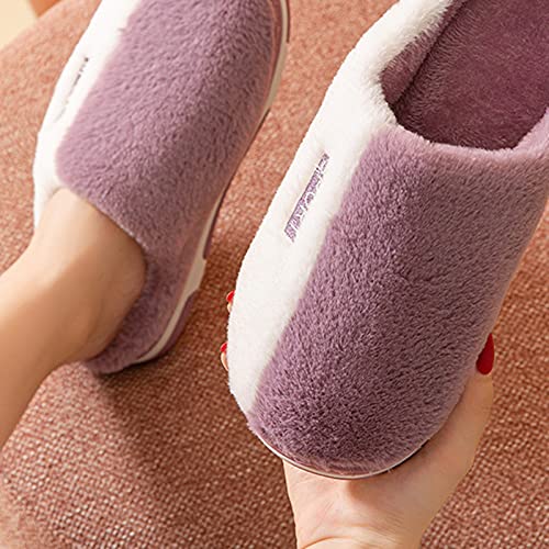 Dasongff Pantuflas de invierno para hombre, de espuma viscoelástica, antideslizantes, para casa o para el hogar, regalo de cumpleaños