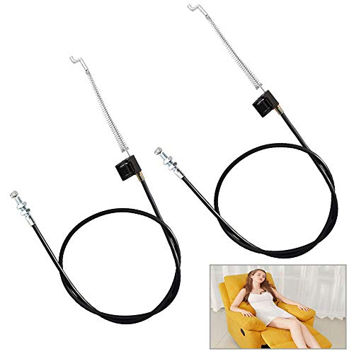 DECARETA 2 pcs Cable de Repuesto para Sillón 96 cm Sillón Reclinable Cable de Repuesto para Sillón Palanca de Liberación Cable de Sofá y Sillón Relax Reclinable Reemplazo Universal