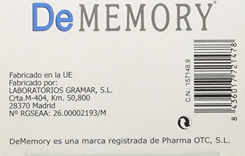 Dememory - 60 Cápsulas