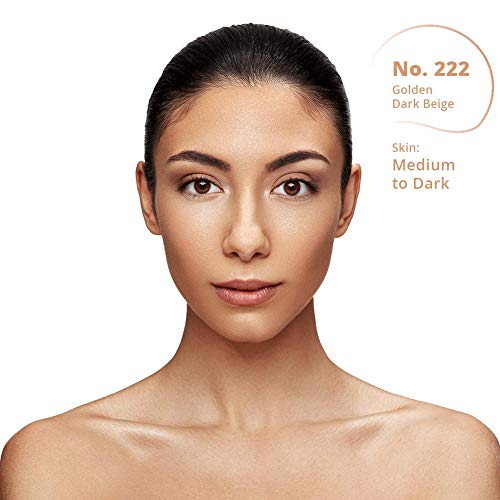 Dermacol DC Base Makeup Cover Total | Maquillaje Corrector Waterproof SPF 30 | Cubre Tatuajes, Cicatrices, Acné, Imperfecciones, Manchas en la Piel de la Cara y Cuerpo | Liquido - Mate Natural - 30g (222)