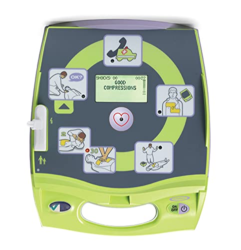 Desfibrilador Zoll AED-PLUS totalmente automático.