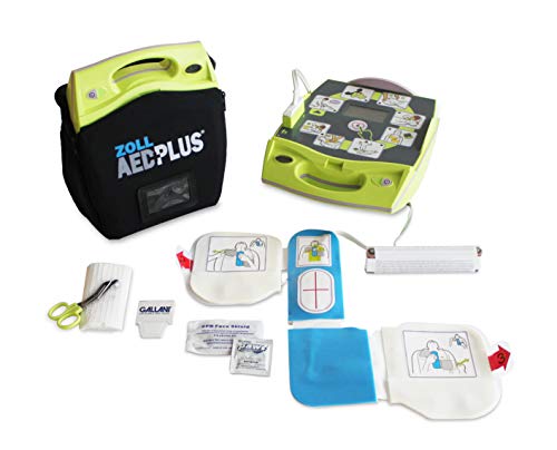 Desfibrilador Zoll AED-PLUS totalmente automático.