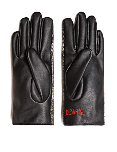 Desigual Gloves Tars Guantes, Color Blanco (Crudo 1001), Talla única para Mujer