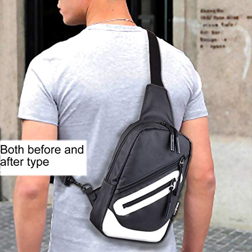 DFV mobile - Backpack Waist Shoulder Bag Nylon for LeEco X850 Le MAX 3 - Black