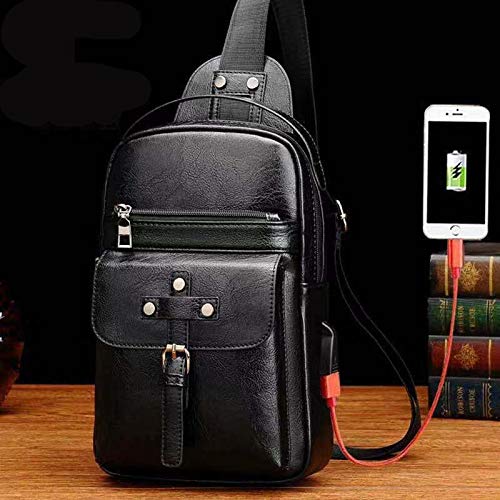 DFV mobile - Mochila Bolso Bandolera para LeEco X850 Le MAX 3 - Negra