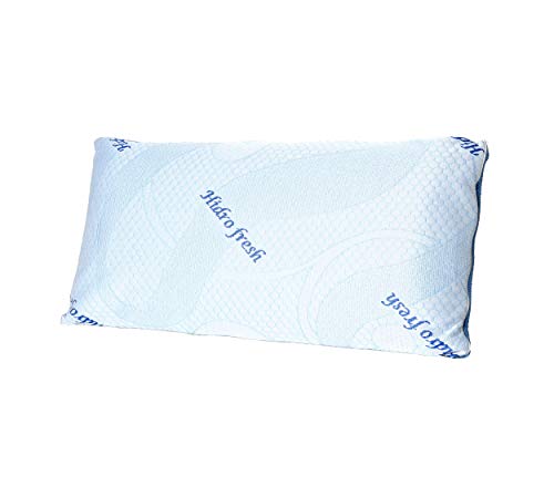 DHOME Almohada Almohadas de Viscogel 100% Fresh Gel visco viscoelastica Aloe Vera (75cm, 1 Unidad)