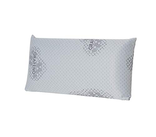 DHOME Almohada Almohadas de Viscografeno Hilo Plata viscoelastica grafeno visco (135cm, 1 Unidad)