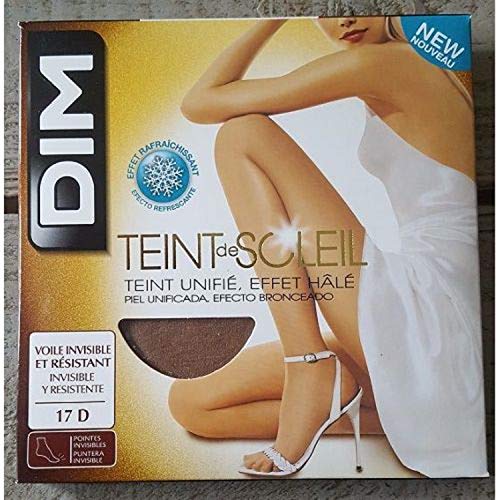 Dim Teint de Soleil Panty Medias, Terracotta, 2 para Mujer