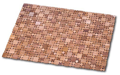 Dintex Alfombra de Teka, Madera, 60 x 40 cm