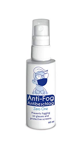 Disop Spray Antivaho para gafas con efecto de larga duración, 60 ml (etiqueta en Inglés y Alemán)