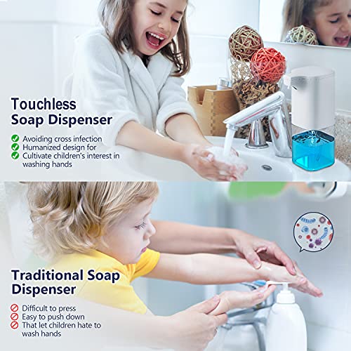 Dispensador Automatico gel Hidroalcoholico con Tipo de spray 350ml,Dispensador gel Hidroalcoholico Manos Para Cuarto de baño, Cocinas, Restaurantes, Restaurantes Lugares públicos