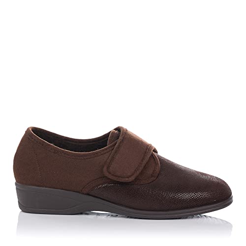 DOCTOR CUTILLAS 755 Zapatilla Ancho Especial Mujer Marron 38