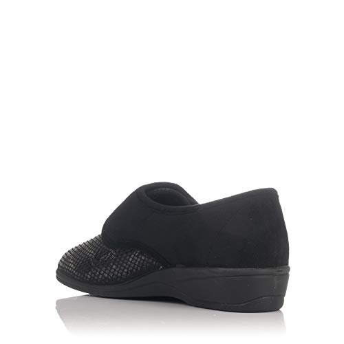 DOCTOR CUTILLAS 792 Velcro Serpiente Mujer Negro 37