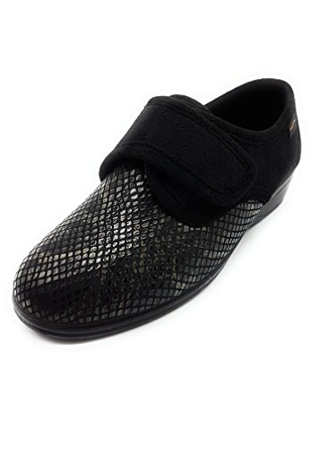 DOCTOR CUTILLAS 792 Velcro Serpiente Mujer Negro 38