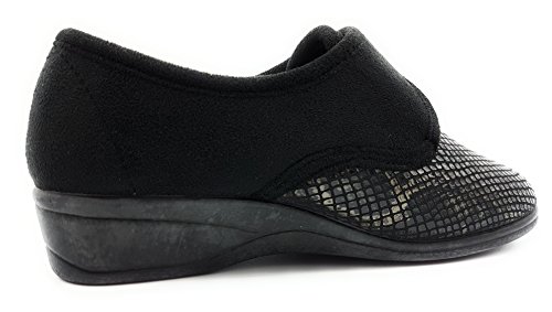 DOCTOR CUTILLAS 792 Velcro Serpiente Mujer Negro 38