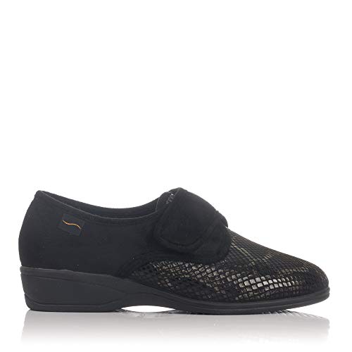 DOCTOR CUTILLAS 792 Velcro Serpiente Mujer Negro 39