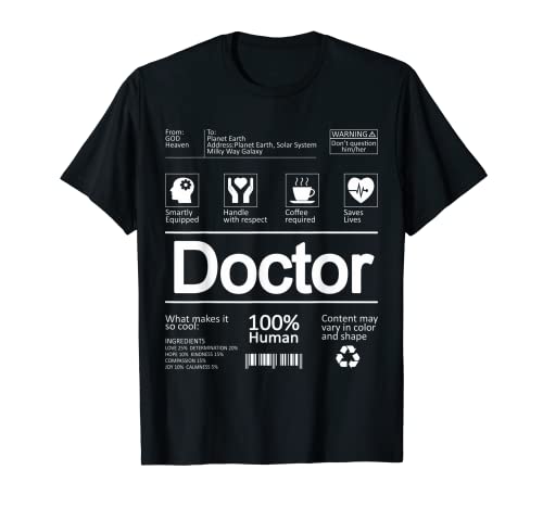 Doctor Definición Facultad de Medicina Información Doctora Camiseta