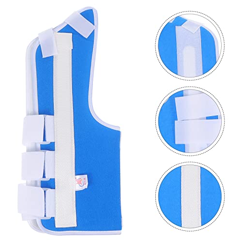 DOITOOL Humeral Brace Humeral Fracture Support: Férula de Fractura de húmero Sarmiento Brace para Brazo Superior Roto Hombro Húmero Hueso Azul Blanco L