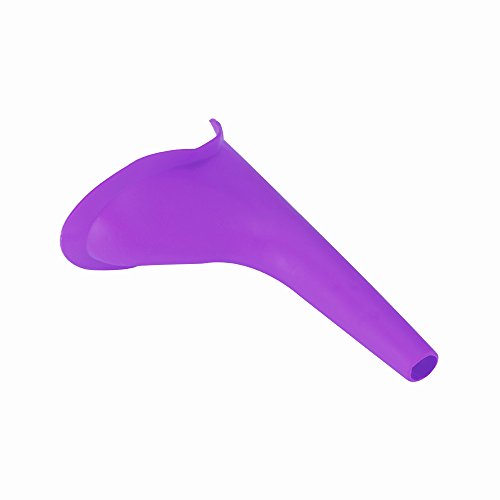 Donpow Dispositivo de micción Femenina, el urinario infalible Permite a Las Mujeres orinar de pie Orinal portátil para Mujeres Viajar Actividades al Aire Libre Camping Senderismo (Purple)