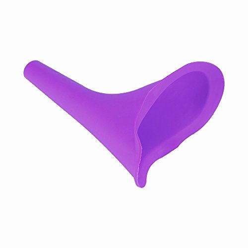 Donpow Dispositivo de micción Femenina, el urinario infalible Permite a Las Mujeres orinar de pie Orinal portátil para Mujeres Viajar Actividades al Aire Libre Camping Senderismo (Purple)