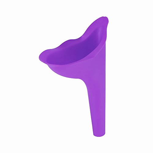 Donpow Dispositivo de micción Femenina, el urinario infalible Permite a Las Mujeres orinar de pie Orinal portátil para Mujeres Viajar Actividades al Aire Libre Camping Senderismo (Purple)