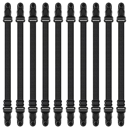 DORART 10pcs Salvaorejas para Mascarillas Protector Orejas, Sujeta Mascarillas Salvaorejas Ajustables de Gancho elastico de Extensión, Extensor Mascarillas Orejas para Niños y Adultos (Negro)