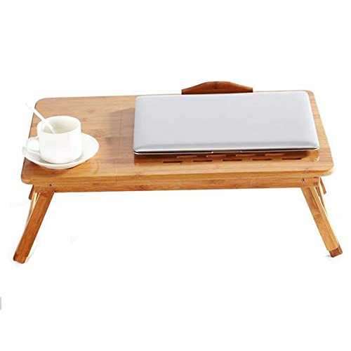 Doubleblack Mesa Cama Ordenador Portatil: Bandeja Patas Plegable Mesas Laptop Sofa Bambu Soporte Portatiles Plegables Lectura Estudio Enfermos Mesita Ajustable PC Bed Table Madera Apoyo 55 x 35 cm