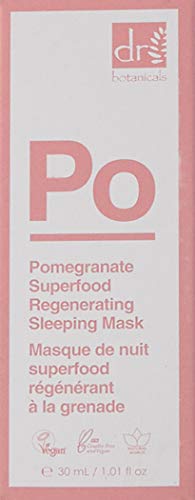 Dr Botanicals Pomegranate Superfood Regenerating Hydrating Mask 30ml 98% Natural