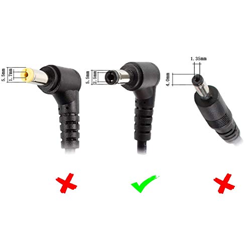 DTK 19V 4.74A 90W Cargadores y adaptadores para portátiles y netbooks para Toshiba Lenovo Medion ASUS Cargadore Portátile Netbook Ordenador Computadora AC Laptop Adaptador Cargador Connector 5.5*2.5mm