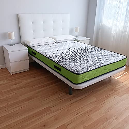 DUÉRMETE ONLINE Colchón Artiflex HR Bioceramic para Cama Articulada (Cara Invierno-Verano) Muy Transpirable, 90x190