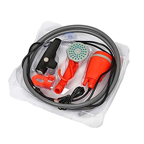 DUTTY Ducha de Camping, Carga USB portátil, Ducha de Coche, Conjunto de Lavadora, Bomba eléctrica para Acampar al Aire Libre, Viajes