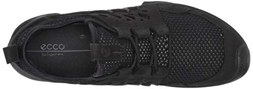 ECCO Women's Biom Aex Gore-tex Waterproof Trainer Running Shoe, Black/Black Nubuck, Numeric_9_Point_5