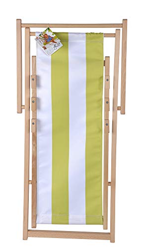 Eichhorn 100004546 – Outdoor Niños de Sol Silla, Ajustable, 40 kg, Madera de Haya