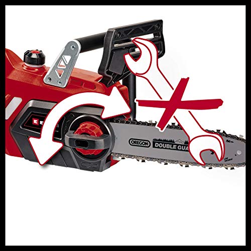 Einhell GE-LC 18/25 Li Kit - Motosierra a batería Power X-Change 18V (con batería de 3.0 Ah y cargador), velocidad de corte: 4.3 m/s, longitud de corte: 23 cm, cadena y espada Oregon