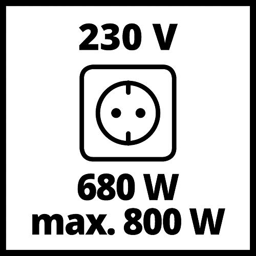 Einhell Generador eléctrico (gasolina) TC-PG 10/E5 (máx. 800 W, limpio motor de tracción de 2 tiempos, toma de corriente de 230 V, 4 L tanque, tracción del cable para el arranque)