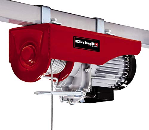 Einhell polipasto eléctrico Transmisión tc-eh 600 (1050 W, fuerza portante sin Polea: 300, fuerza portante con polea: 600 kg, disyuntor térmico)