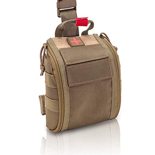 Elite Bags - Fast´S, Botiquín Individual Pernera con Sistema Molle (Marron Coyote)