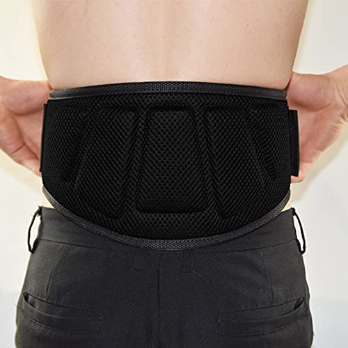 EliteMill Cinturón de soporte de cintura lumbar, ajustable, cómodo, espalda baja, musculatura de espalda, soporte para alivio del dolor, cinturón deportivo para entrenamiento deportivo